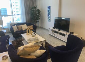 Two bedrooms flat for rent Simi furnished Area : Seef