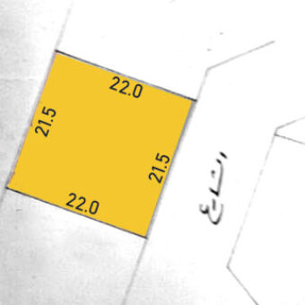 Investment land for sale ( B6 ) located in Seef District
